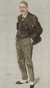 percy bysshe shelley portrayed in a 1905 vanity fair cartoon oil